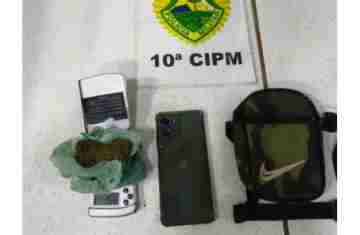 Cantagalo - Homem é detido com drogas